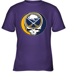 Buffalo Sabres Grateful Dead Steal Your Face Hockey NHL Youth T-Shirt Youth T-Shirt - VeigarTee