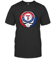 Texas Rangers Grateful Dead Steal Your Face Baseball Mens T-Shirt Mens T-Shirt - VeigarTee