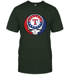 Texas Rangers Grateful Dead Steal Your Face Baseball Mens T-Shirt Mens T-Shirt - VeigarTee
