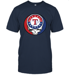 Texas Rangers Grateful Dead Steal Your Face Baseball Mens T-Shirt Mens T-Shirt - VeigarTee