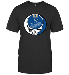 Kansas City Royals Grateful Dead Steal Your Face Baseball Mens T-Shirt