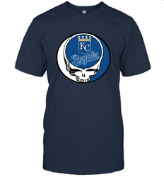 Kansas City Royals Grateful Dead Steal Your Face Baseball Mens T-Shirt