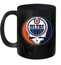 Edmonton Oilers Grateful Dead Steal Your Face Hockey NHL Ceramic Mug 11oz