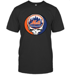 New York Mets Grateful Dead Steal Your Face Baseball Mens T-Shirt