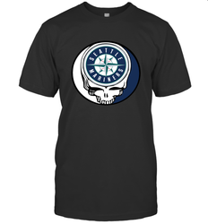 Seattle Mariners Grateful Dead Steal Your Face Baseball Mens T-Shirt