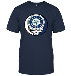 Seattle Mariners Grateful Dead Steal Your Face Baseball Mens T-Shirt