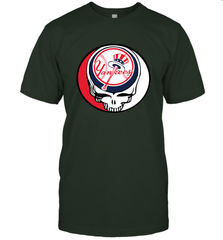 New York Yankees Grateful Dead Steal Your Face Baseball Mens T-Shirt Mens T-Shirt - VeigarTee