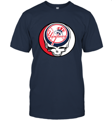 New York Yankees Grateful Dead Steal Your Face Baseball Mens T-Shirt