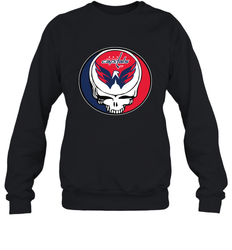 Washington Capitals Grateful Dead Steal Your Face Hockey NHL Adult Sweatshirt