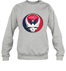 Washington Capitals Grateful Dead Steal Your Face Hockey NHL Adult Sweatshirt Adult Sweatshirt - VeigarTee