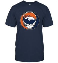 Denver Broncos Grateful Dead Steal Your Face NFL Football Mens T-Shirt