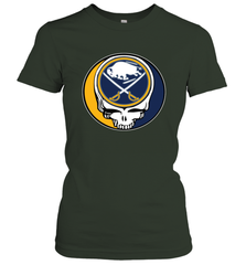 Buffalo Sabres Grateful Dead Steal Your Face Hockey NHL Womens T-Shirt Womens T-Shirt - VeigarTee