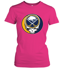 Buffalo Sabres Grateful Dead Steal Your Face Hockey NHL Womens T-Shirt Womens T-Shirt - VeigarTee