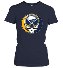 Buffalo Sabres Grateful Dead Steal Your Face Hockey NHL Womens T-Shirt Womens T-Shirt - VeigarTee