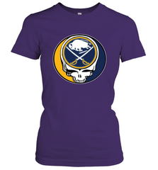 Buffalo Sabres Grateful Dead Steal Your Face Hockey NHL Womens T-Shirt Womens T-Shirt - VeigarTee