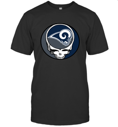 Los Angeles Rams Grateful Dead Steal Your Face NFL Football Mens T-Shirt