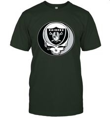 Oakland Raiders Grateful Dead Steal Your Face NFL Football Mens T-Shirt Mens T-Shirt - VeigarTee