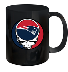 New England Patriots Grateful Dead Steal Your Face NFL Football Ceramic Mug 11oz Ceramic Mug 11oz - VeigarTee