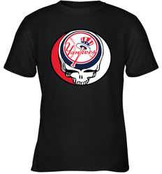 New York Yankees Grateful Dead Steal Your Face Baseball Youth T-Shirt