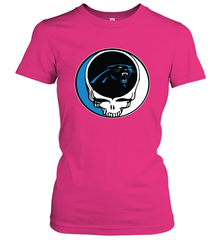 Carolina Panthers Grateful Dead Steal Your Face NFL Football Womens T-Shirt Womens T-Shirt - VeigarTee