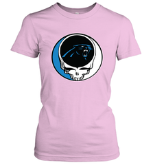 Carolina Panthers Grateful Dead Steal Your Face NFL Football Womens T-Shirt Womens T-Shirt - VeigarTee