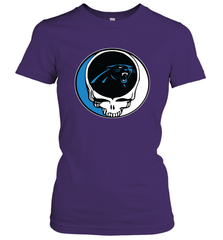 Carolina Panthers Grateful Dead Steal Your Face NFL Football Womens T-Shirt Womens T-Shirt - VeigarTee