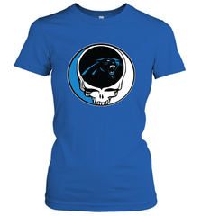 Carolina Panthers Grateful Dead Steal Your Face NFL Football Womens T-Shirt Womens T-Shirt - VeigarTee