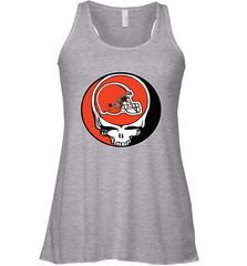 Cleveland Browns Grateful Dead Steal Your Face NFL Football Womens Racerback Tank Top Womens Racerback Tank Top - VeigarTee