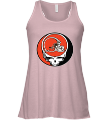 Cleveland Browns Grateful Dead Steal Your Face NFL Football Womens Racerback Tank Top Womens Racerback Tank Top - VeigarTee