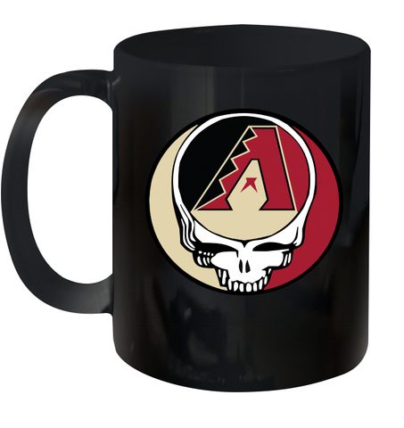 Arizona Diamondbacks Grateful Dead Steal Your Face Baseball Ceramic Mug 11oz Ceramic Mug 11oz / Black / 11oz Ceramic Mug 11oz - VeigarTee