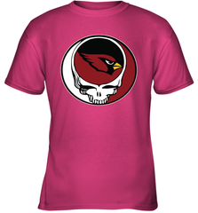 Arizona Cardinals Grateful Dead Steal Your Face NFL Football Youth T-Shirt Youth T-Shirt - VeigarTee