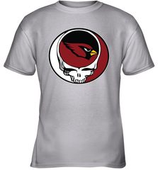 Arizona Cardinals Grateful Dead Steal Your Face NFL Football Youth T-Shirt Youth T-Shirt - VeigarTee