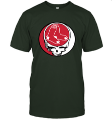 Boston Red Sox Grateful Dead Steal Your Face Baseball Mens T-Shirt Mens T-Shirt - VeigarTee