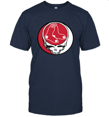 Boston Red Sox Grateful Dead Steal Your Face Baseball Mens T-Shirt Mens T-Shirt - VeigarTee