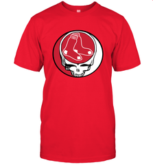 Boston Red Sox Grateful Dead Steal Your Face Baseball Mens T-Shirt Mens T-Shirt - VeigarTee