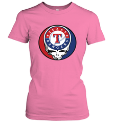 Texas Rangers Grateful Dead Steal Your Face Baseball Womens T-Shirt Womens T-Shirt - VeigarTee