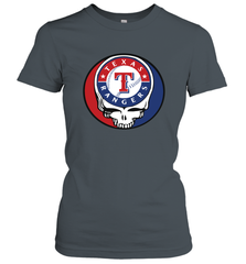 Texas Rangers Grateful Dead Steal Your Face Baseball Womens T-Shirt Womens T-Shirt - VeigarTee