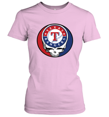 Texas Rangers Grateful Dead Steal Your Face Baseball Womens T-Shirt Womens T-Shirt - VeigarTee