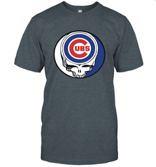 Chicago Cubs Grateful Dead Steal Your Face Baseball Mens T-Shirt Mens T-Shirt - VeigarTee