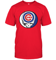 Chicago Cubs Grateful Dead Steal Your Face Baseball Mens T-Shirt Mens T-Shirt - VeigarTee