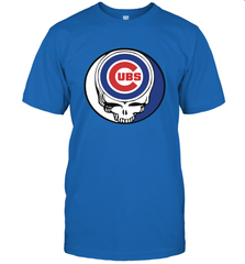 Chicago Cubs Grateful Dead Steal Your Face Baseball Mens T-Shirt Mens T-Shirt - VeigarTee