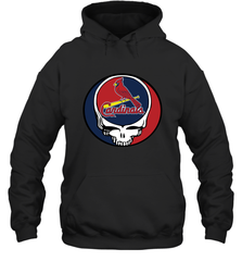 St Louis Cardinals Grateful Dead Steal Your Face Baseball Adult Hoodie Sweatshirt Adult Hoodie Sweatshirt - VeigarTee