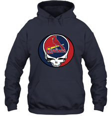 St Louis Cardinals Grateful Dead Steal Your Face Baseball Adult Hoodie Sweatshirt Adult Hoodie Sweatshirt - VeigarTee