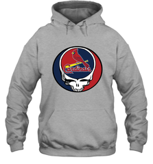 St Louis Cardinals Grateful Dead Steal Your Face Baseball Adult Hoodie Sweatshirt Adult Hoodie Sweatshirt - VeigarTee