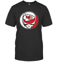 Kansas City Chiefs Grateful Dead Steal Your Face NFL Football Mens T-Shirt