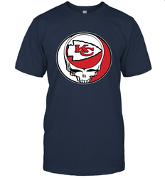 Kansas City Chiefs Grateful Dead Steal Your Face NFL Football Mens T-Shirt