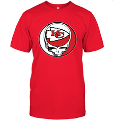 Kansas City Chiefs Grateful Dead Steal Your Face NFL Football Mens T-Shirt Mens T-Shirt - VeigarTee