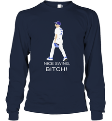 Joe Kelly Nice Swing Bitch Fight Club Adult Long Sleeve T-Shirt