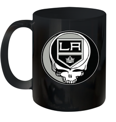 Los Angeles Kings Grateful Dead Steal Your Face Hockey NHL Ceramic Mug 11oz Ceramic Mug 11oz - VeigarTee