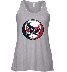 Houston Texans Grateful Dead Steal Your Face NFL Football Womens Racerback Tank Top Womens Racerback Tank Top - VeigarTee
